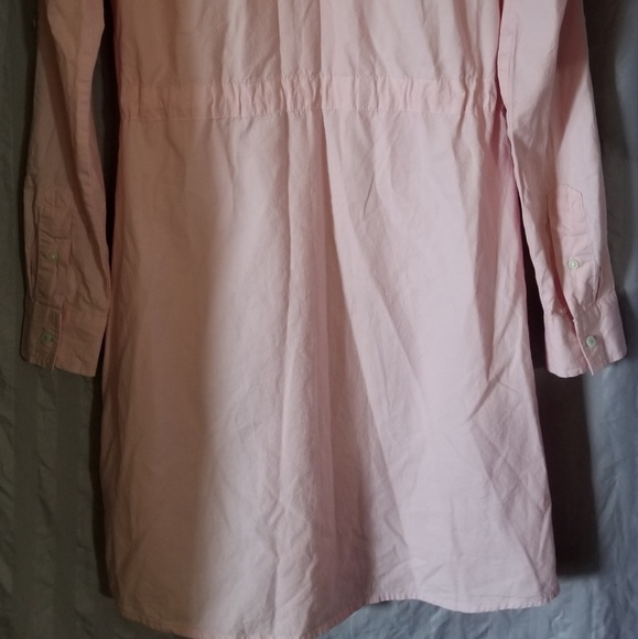 Y2K TOMMY HILFIGER Light Pink Shirt Dress Size Small EUC - Picture 6 of 7
